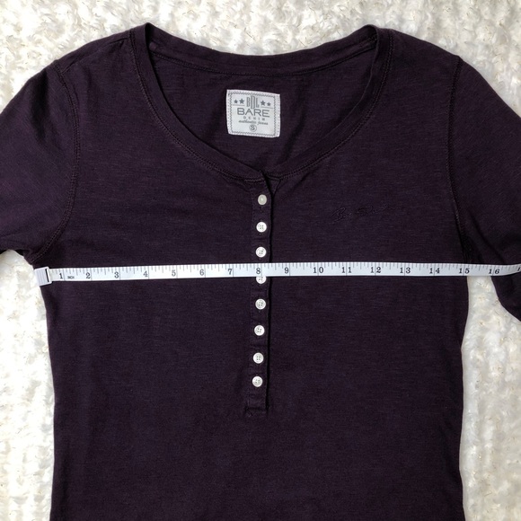 Quarter Sleeve front buttoned cotton top. Size - S - Picture 8 of 15